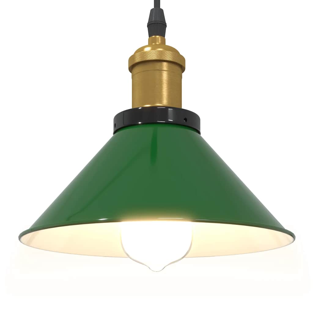 Vihreä riippuvalaisin Emilius Ø 22cm (korkeussäädettävä e27 kiiltävä)