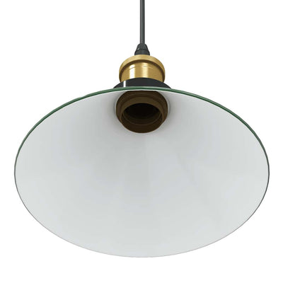 Riippuvalaisin Korkeussäädettävä E27 Kiiltävä Vihreä Ø 22 cm