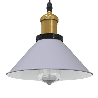 Riippuvalaisin Korkeussäädettävä E27 Kiiltävä Harmaa Ø 22 cm