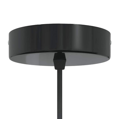 Riippuvalaisin Korkeussäädettävä E27 Kiiltävä Valkoinen Ø22 cm