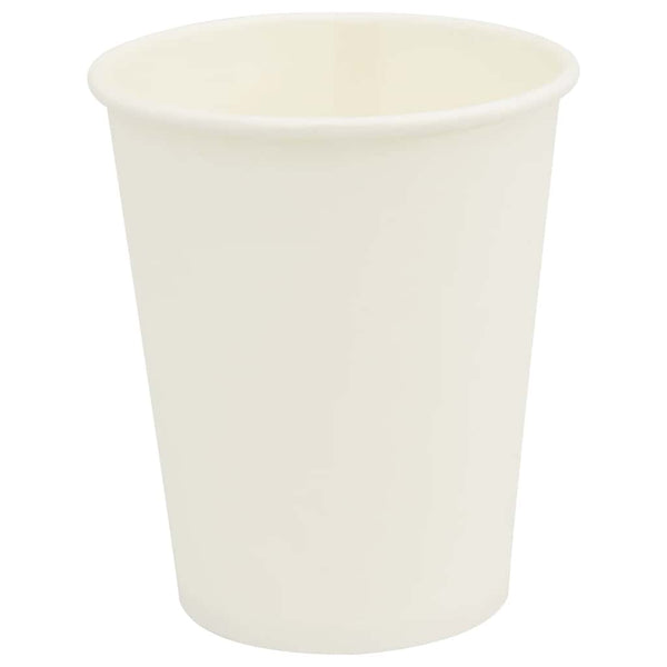 Paperiset kahvikupit 1000 kpl 8oz 200ml Valkoinen