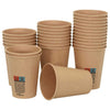 Paperiset kahvikupit 1000 kpl 12 unssia 300 ml Ruskea