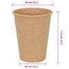 Paperiset kahvikupit 1000 kpl 12 unssia 300 ml Ruskea