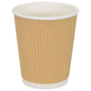 Paperiset kahvikupit 500 kpl 8oz 200 ml Ruskea