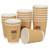 Paperiset kahvikupit 500 kpl 12 unssia 300 ml Ruskea