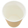 Paperiset kahvikupit 500 kpl 12 unssia 300 ml Ruskea