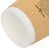 Paperiset kahvikupit 500 kpl 12 unssia 300 ml Ruskea
