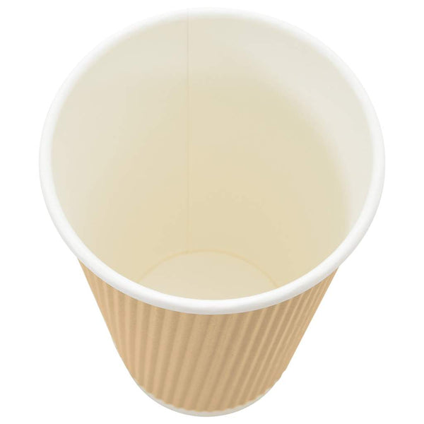 Paperiset kahvikupit 500 kpl 16 unssia 400 ml Ruskea