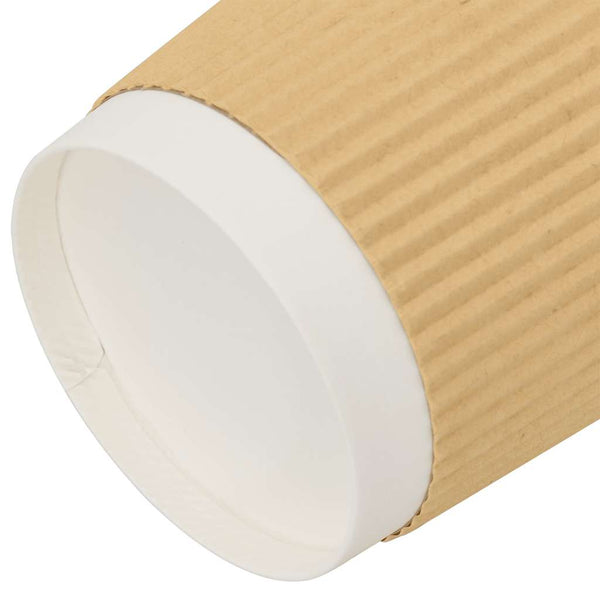 Paperiset kahvikupit 500 kpl 16 unssia 400 ml Ruskea