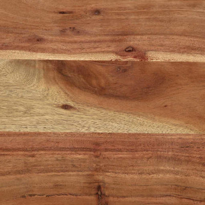 Ruskea konsolipöytä hyllyllä Miecislau 120x33x75cm (akaasiapuu)