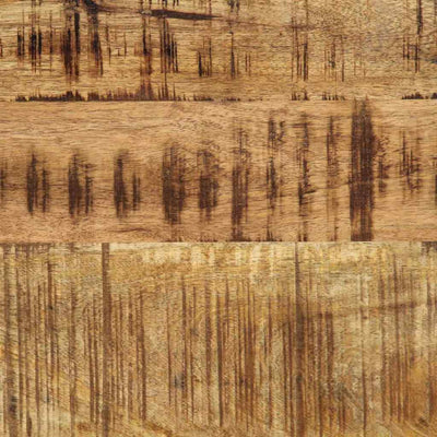 Ruskea konsolipöytä hyllyllä Svetcu 90x33x75cm (mangopuu)