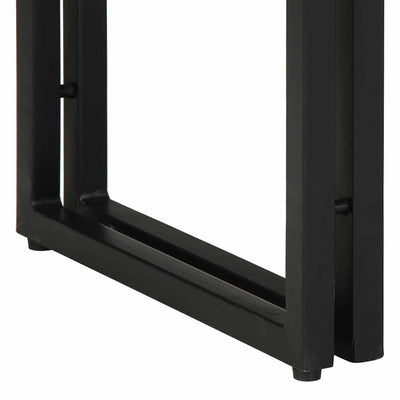 Konsolipöytä hyllyllä Theonia 90x33x75cm (uusiokäytetty puu)