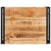 Kylpyhuoneshelf Ruskea 65 x 50 x 23 cm Kovan karkean mangopuun