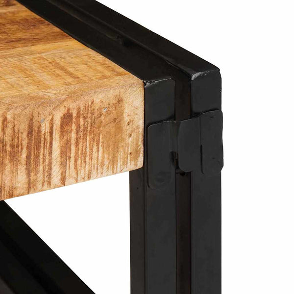 Kylpyhuoneshelf Ruskea 120 x 50 x 23 cm Kovan karkean mangopuun