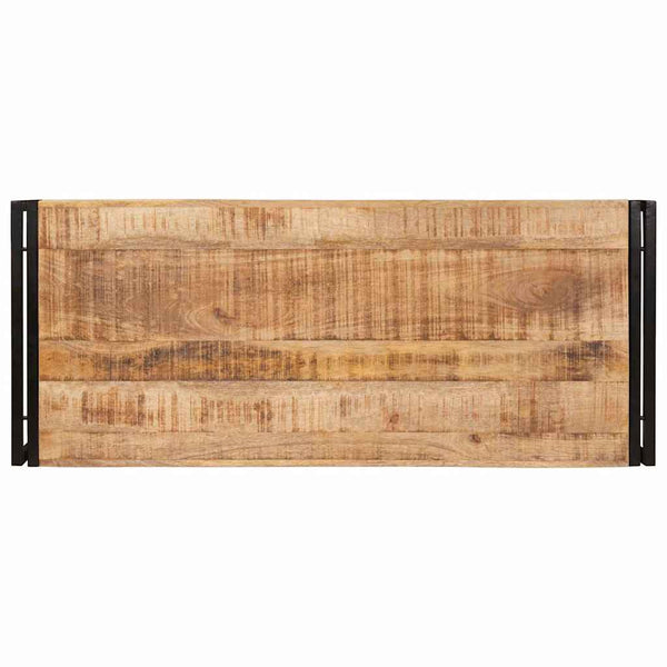 Kylpyhuoneshelf Ruskea 120 x 50 x 23 cm Kovan karkean mangopuun