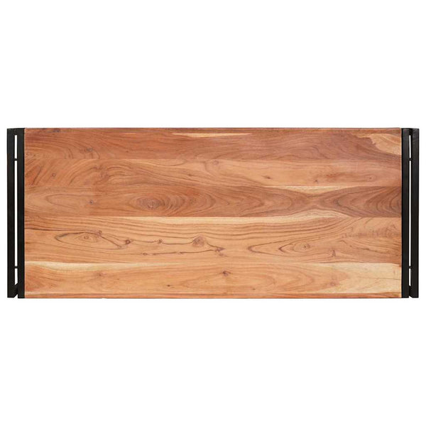 Kylpyhuoneshelf varten Ruskea 120 x 50 x 23 cm Tiheä akasiapuu