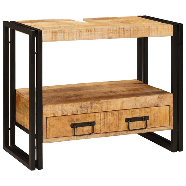Pesualtaankaappi Ruskea 71 x 33 x 58 cm Kiinteä mango puu