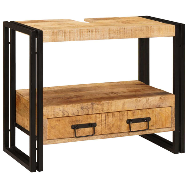 Pesualtaankaappi Ruskea 71 x 33 x 58 cm Kiinteä mango puu