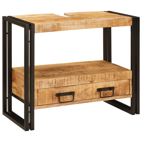 Pesualtaankaappi Ruskea 71 x 33 x 58 cm Kiinteä mango puu