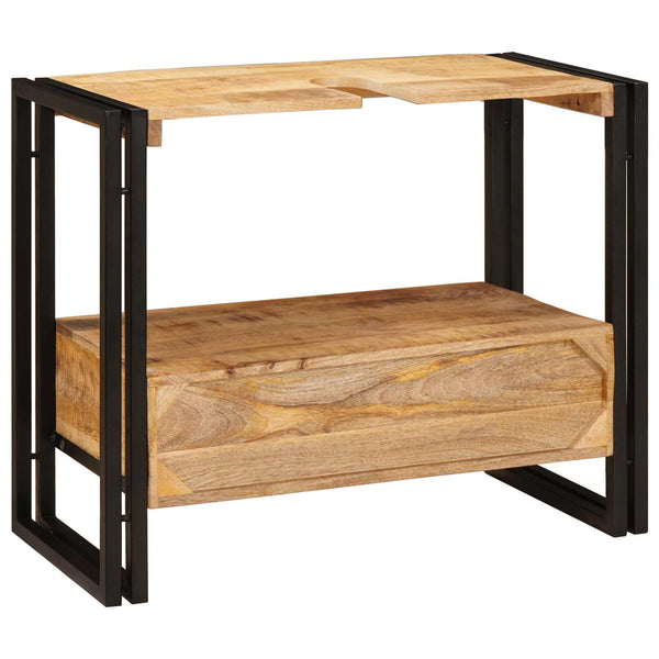 Pesualtaankaappi Ruskea 71 x 33 x 58 cm Kiinteä mango puu