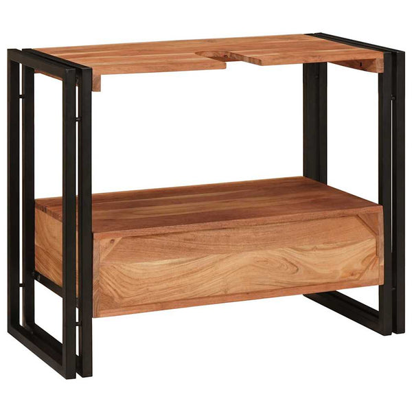 Pesualtaankaappi Ruskea 71 x 33 x 58 cm Tiheä akasiapuu