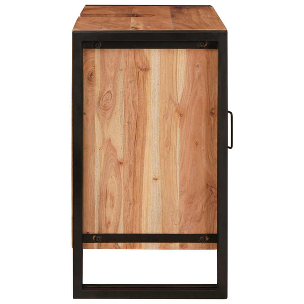 Pesuallaskaappi hyllyllä Ruskea 71 x 33 x 58 cm Tiheä akasiapuu