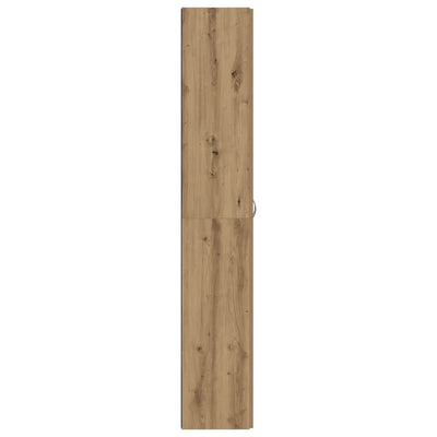 Kaappi käsityöläinen tammi 60x32x190 cm tekninen puu