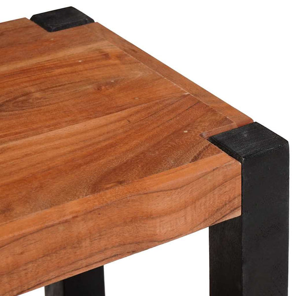 Kirjahylly 6 tasoa 3 kpl 50 x 30 x 110 cm Tiheä akasiapuu