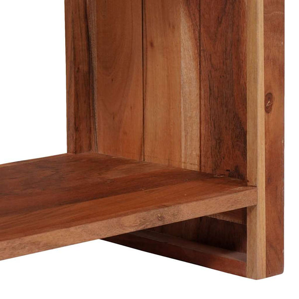 Kirjahylly 6 tasoa 3 kpl 80 x 30 x 110 cm Tiheä akasiapuu