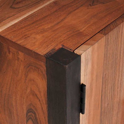 Buffetit & Sivupöydät Ruskea 55 x 30 x 75 cm täysi akaasiapuu