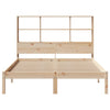 Sänky kirjahyllyllä ilman patjaa Odobariu 160x200cm (mänty)