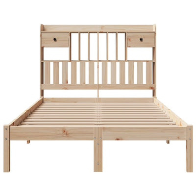 Sänky kirjahyllyllä ilman patjaa Madalin 135x190cm (mänty)