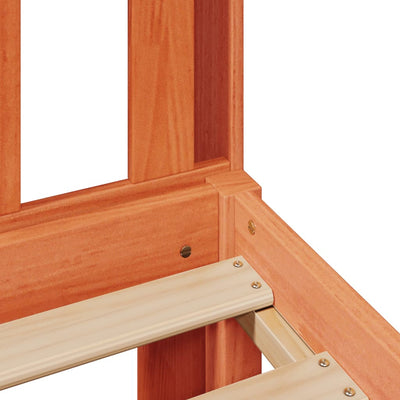 Vahanrusk sänky kirjahyllyllä ei patjaa Kondi 160x200cm (mänty)