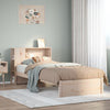 Sänky kirjahyllyllä ilman patjaa 75x190 cm täysi mänty