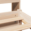 Sänky kirjahyllyllä ilman patjaa Verislava 90x200cm (mänty)