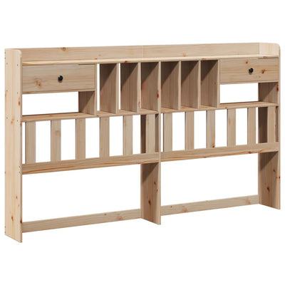 Sänky kirjahyllyllä ilman patjaa Verislava 180x200cm (mänty)