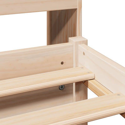 Sänky kirjahyllyllä ilman patjaa Verislava 180x200cm (mänty)