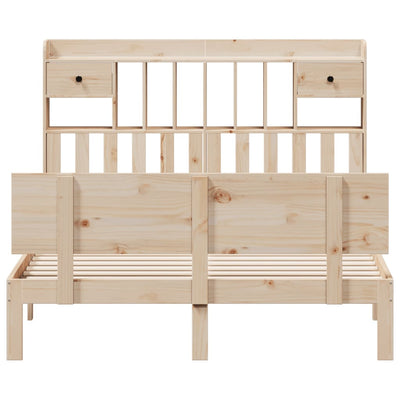 Sänky kirjahyllyllä ilman patjaa Nicky 160x200cm (mänty)