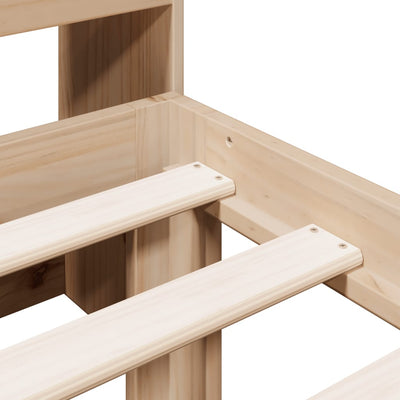 Sänky kirjahyllyllä ilman patjaa Krakovszki 90x200cm (mänty)