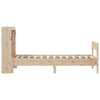 Sänky kirjahyllyllä ilman patjaa Radutiu 75x190cm (mänty)