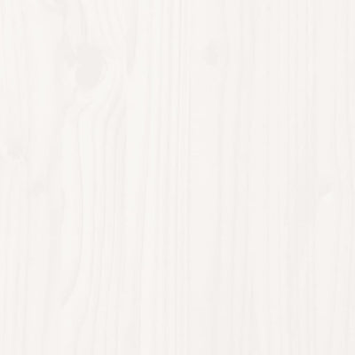 Valkoinen sänky kirjahyllyllä ei patjaa Sfeir 75x190cm (mänty)