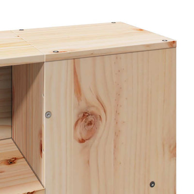 Sänky kirjahyllyllä ilman patjaa Cassiana 135x190cm (puu)