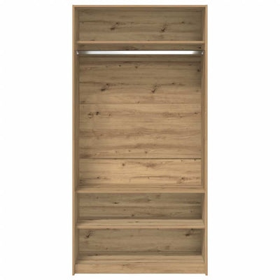 Vaatekaappi käsityöläinen tammi 100x50x200 cm tekninen puu