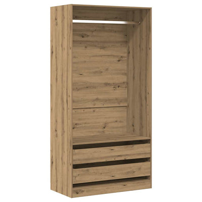 Käsityöläinen tammi vaatekaappi Onal 100x50x200cm (puinen)