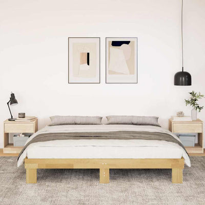 Sängynrunko ilman patjaa 180x200 cm massiivipuutammea