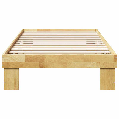 Sängynrunko ilman patjaa 75x190 cm massiivipuutammea