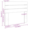 Sängynpääty 75 cm massiivipuutammea