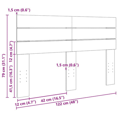 Sängynpääty Evis 120cm (massiivipuutammea)