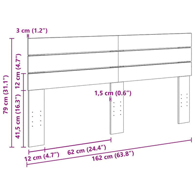 Sängynpääty Evis 160cm (massiivipuutammea)