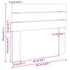 Sängynpääty 80 cm massiivipuutammea